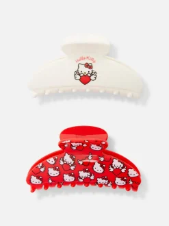 Żabki do włosów z motywem Hello Kitty, 2 szt.