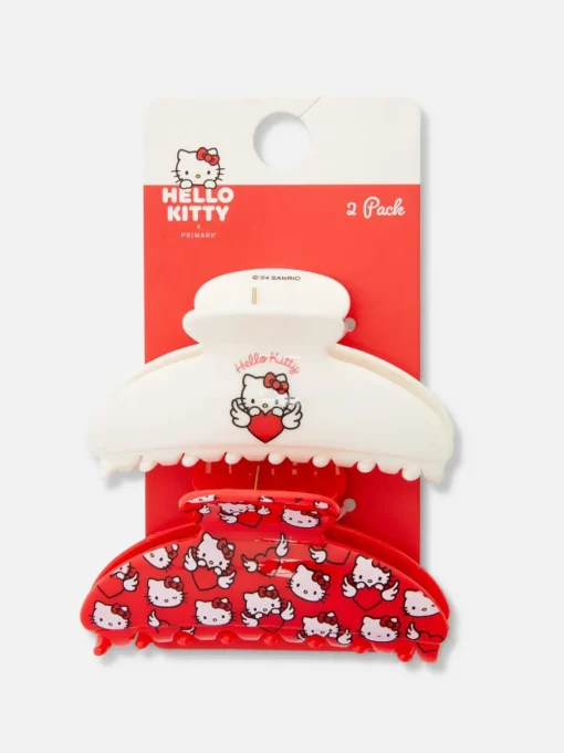 Żabki do włosów z motywem Hello Kitty, 2 szt.