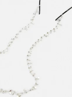 Łańcuch do okularów przeciwsłonecznych ze strasem