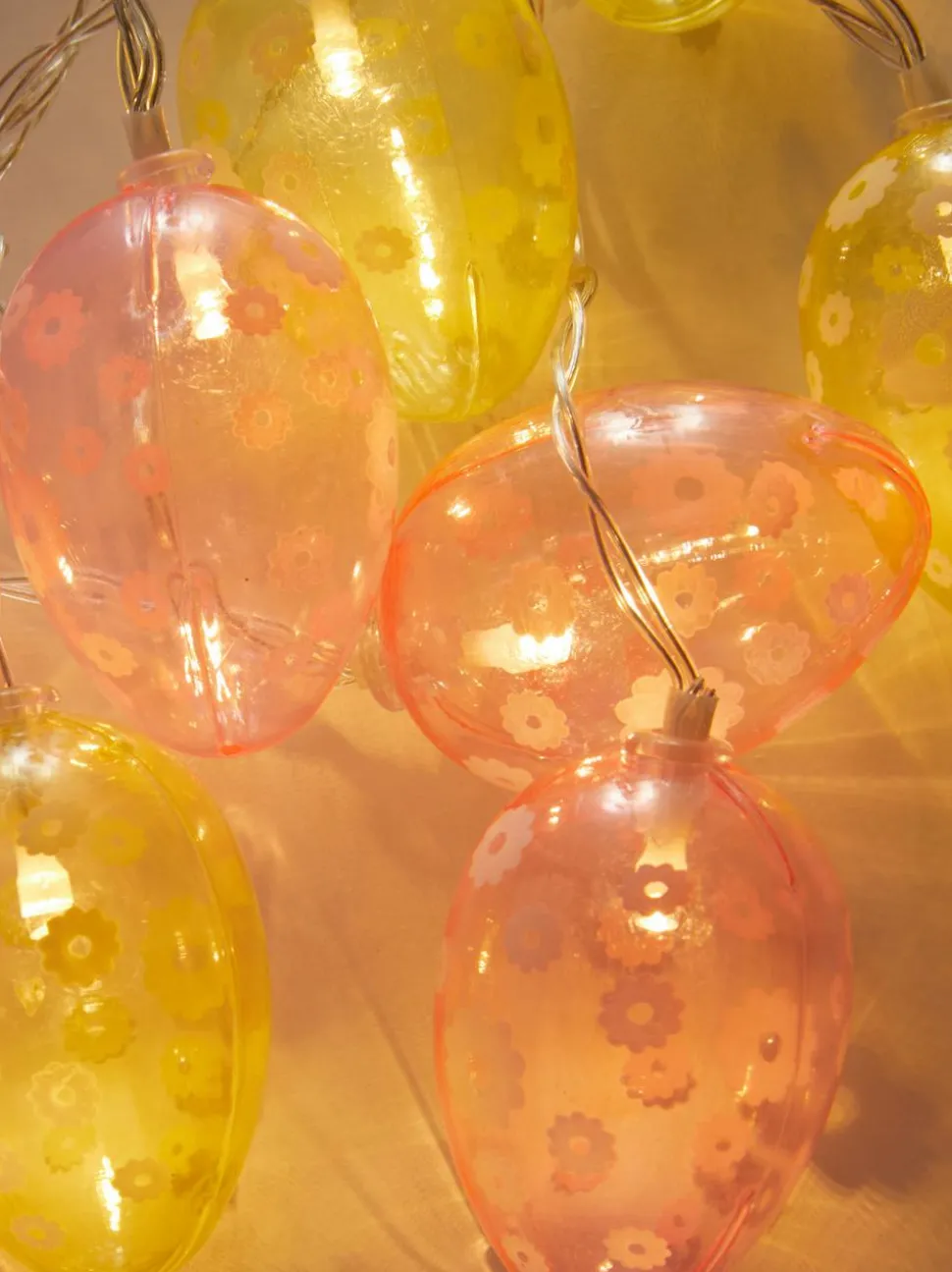 Łańcuch świetlny na Wielkanoc z 10 lampkami LED