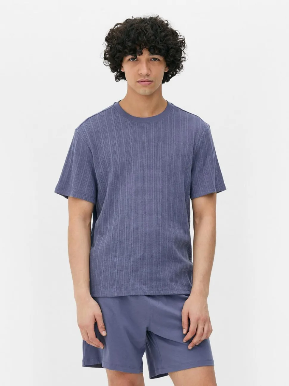 Żakardowa krótka piżama