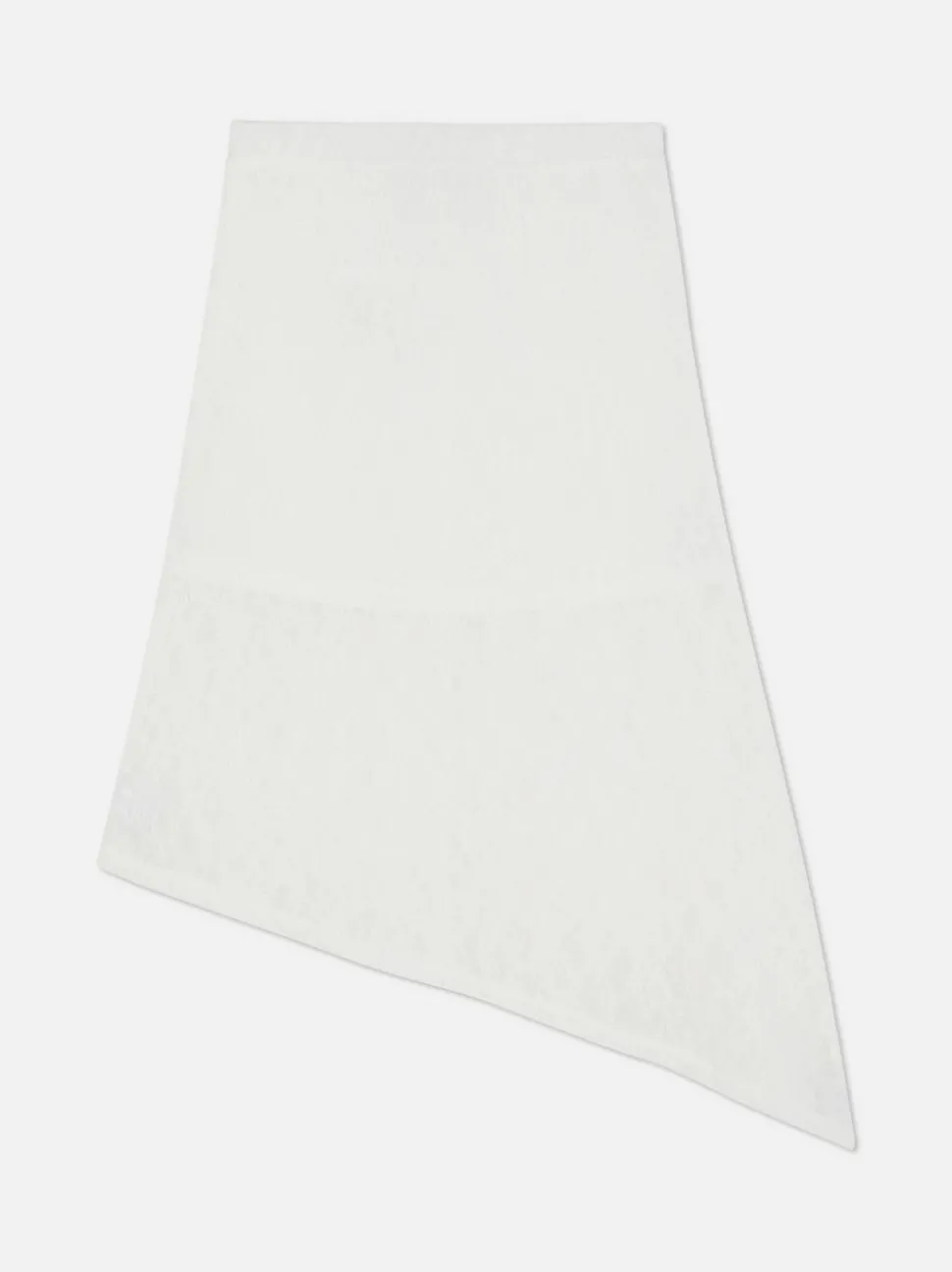 Asymetryczna spódnica midi z koronki