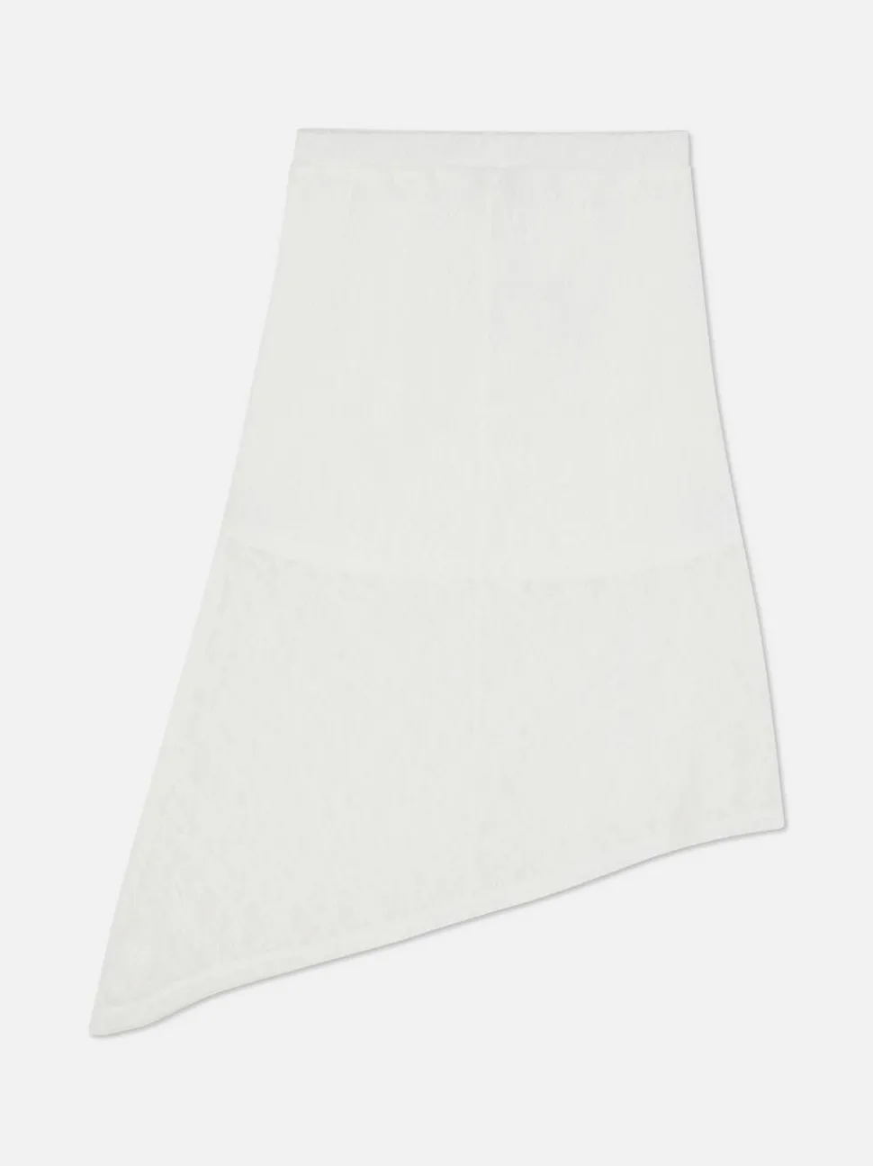 Asymetryczna spódnica midi z koronki