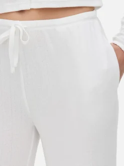 Ażurowe spodnie od piżamy