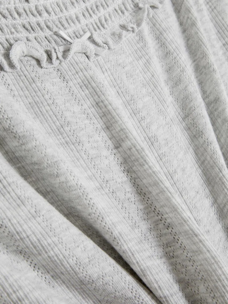 Ażurowy dół od piżamy z rozszerzanymi nogawkami