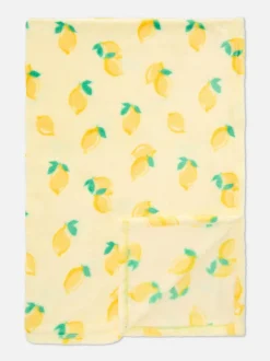 Bardzo miękka narzuta w cytryny