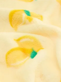 Bardzo miękka narzuta w cytryny