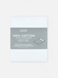 Bawełniane poszewki na poduszki, 2 szt.