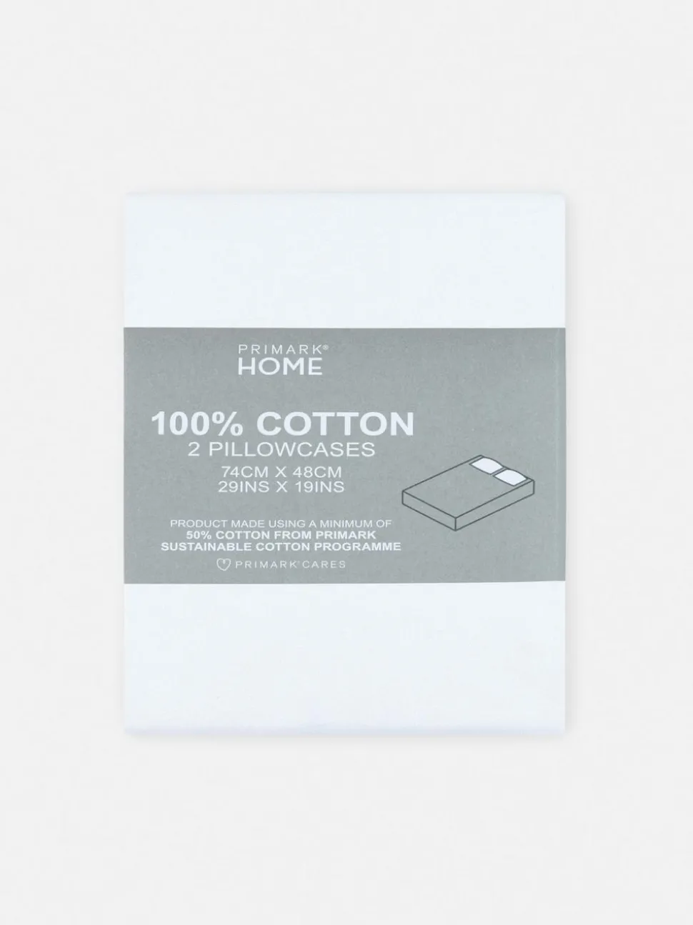 Bawełniane poszewki na poduszki, 2 szt.