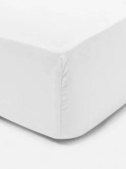 Bawełniane prześcieradło z gumką, rozmiar super king