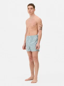 Bawełniane spodenki piżamowe w paski