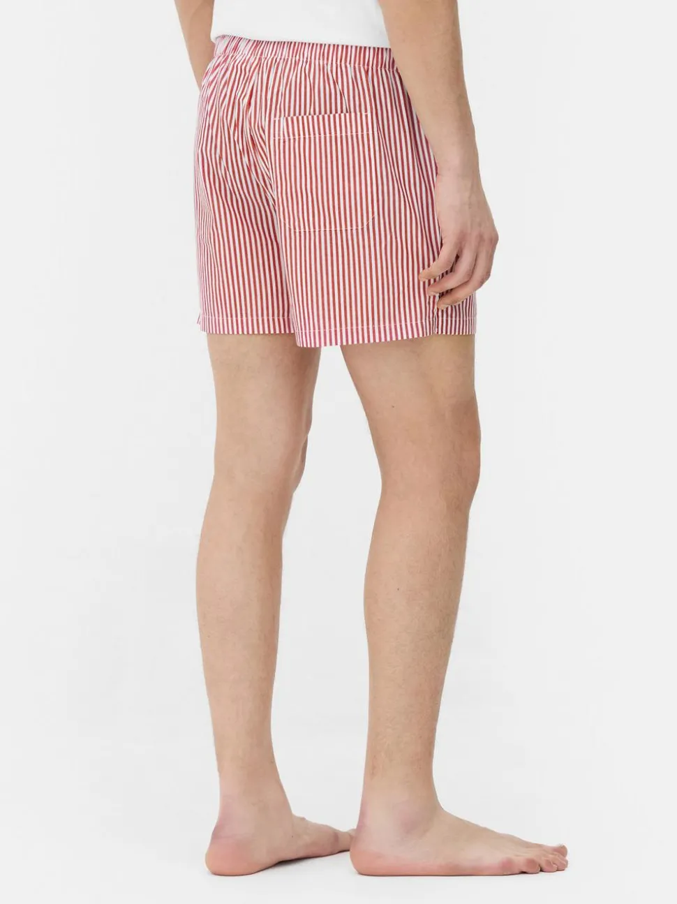 Bawełniane spodenki piżamowe w paski