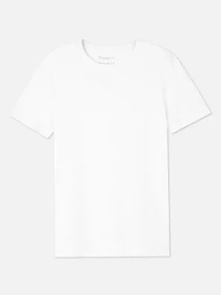 Bawełniany T-shirt z okrągłym dekoltem