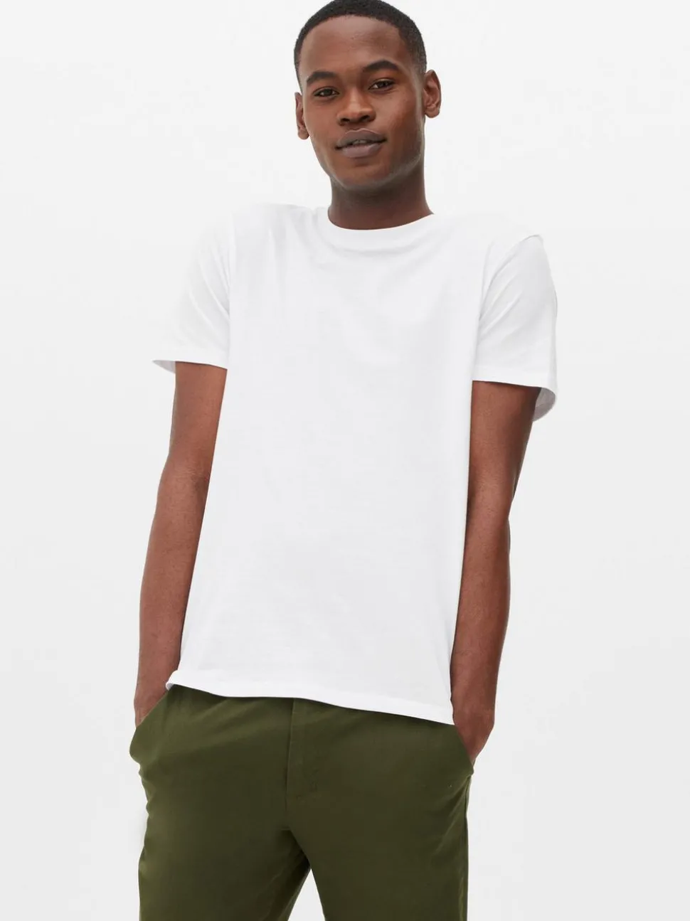 Bawełniany T-shirt z okrągłym dekoltem