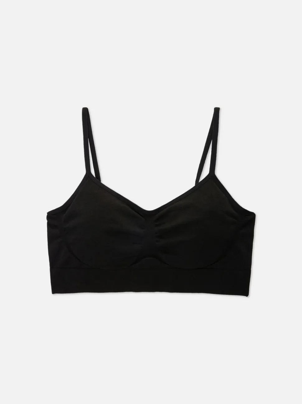 Bezszwowa braletka z dekoltem w serek