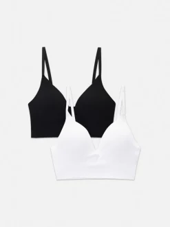 Bezszwowe biustonosze push-up, 2 szt.