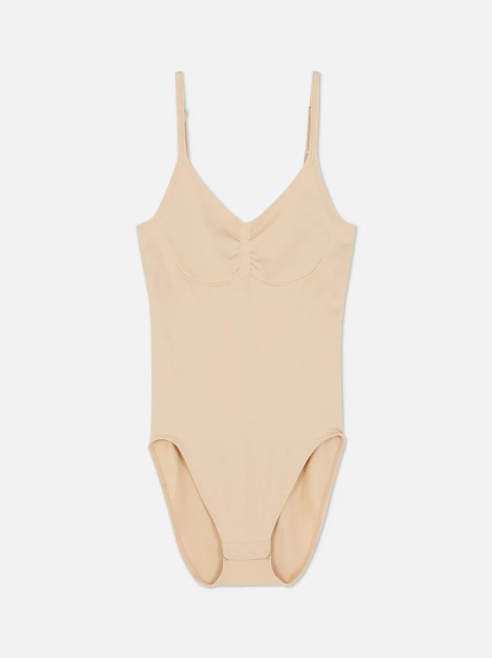 Bezszwowe body modelujące z głębokim dekoltem