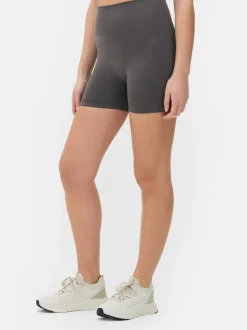 Bezszwowe szorty do jogi z wysokim stanem