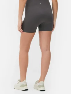 Bezszwowe szorty do jogi z wysokim stanem