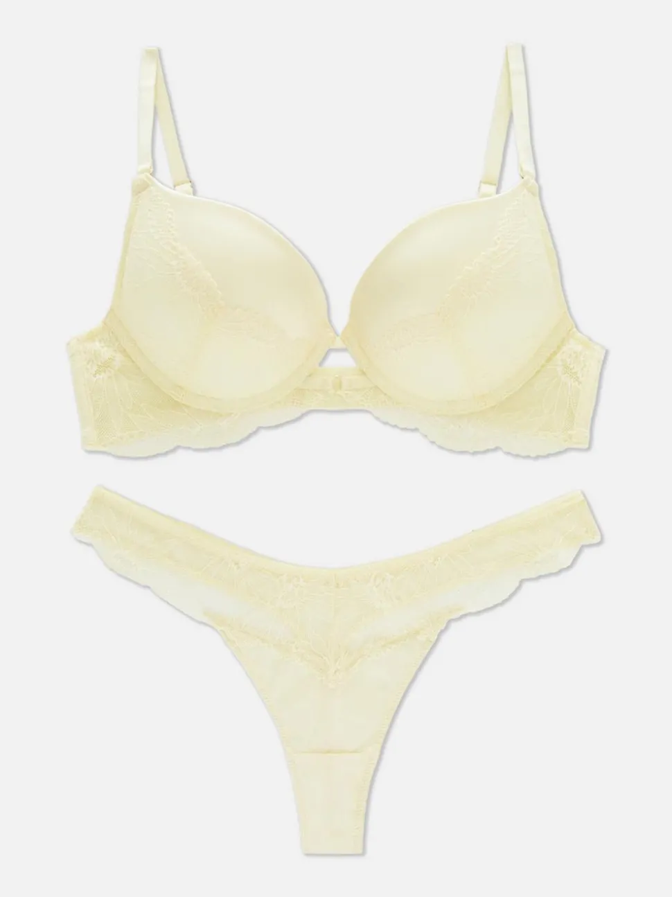 Biustonosz maximise i figi z satyny z koronką