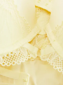 Biustonosz maximise i figi z satyny z koronką