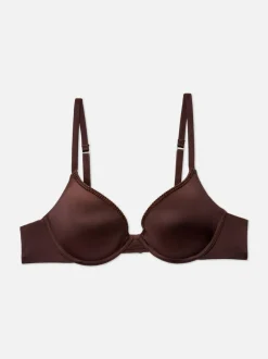 Biustonosz push-up ze sztucznymi klejnocikami