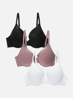 Biustonosz z pełną miseczką, rozmiary A–DD, 3 pary