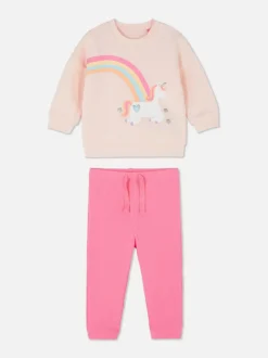Bluza i legginsy z motywem jednorożca