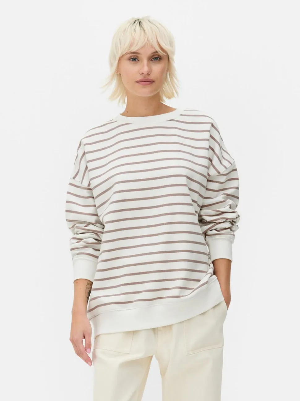 Bluza oversize w paski