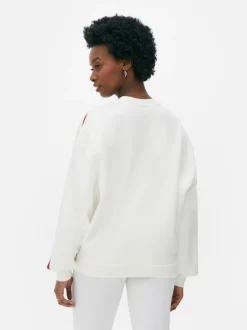 Bluza oversize w uniwersyteckim stylu z numerem