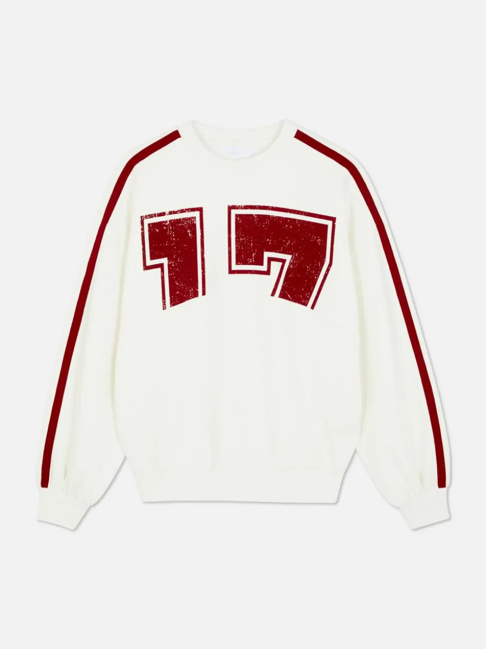 Bluza oversize w uniwersyteckim stylu z numerem