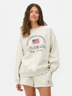 Bluza oversize z nadrukiem