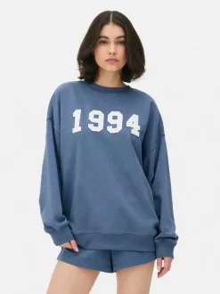 Bluza oversize z nadrukiem