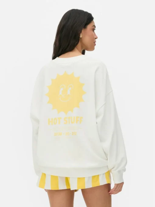 Bluza oversize z nadrukiem