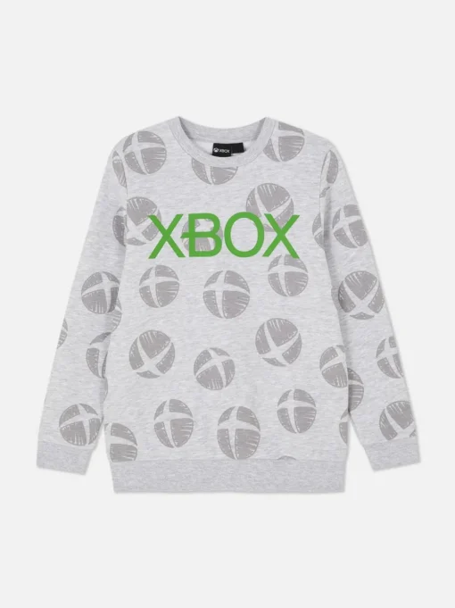Bluza z długim rękawem i motywem Xbox