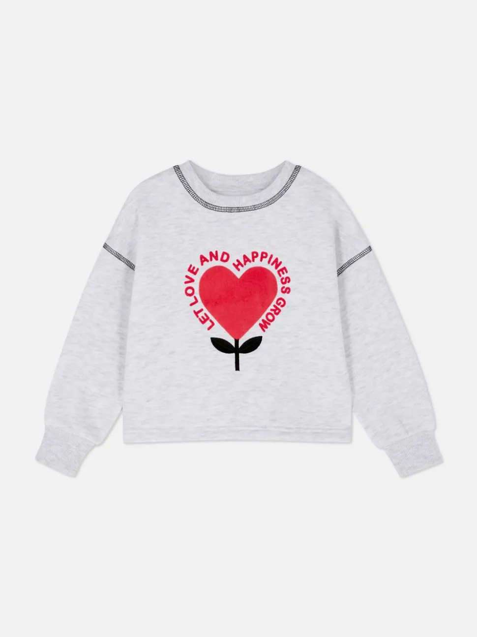 Bluza z flokowanym wzorem