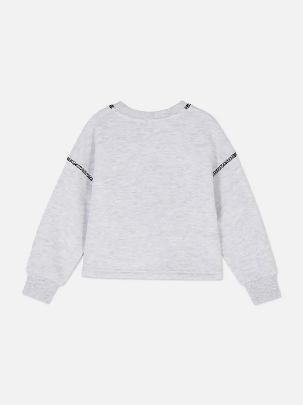 Bluza z flokowanym wzorem