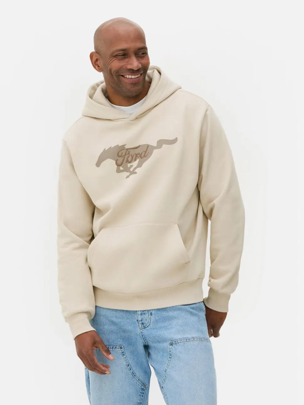 Bluza z kapturem i logo Forda