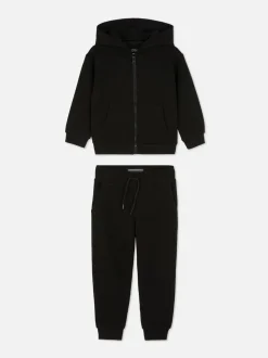 Bluza z kapturem i suwakiem oraz spodnie dresowe