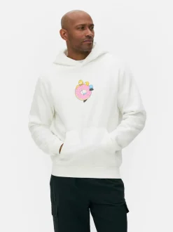 Bluza z kapturem z motywem pączka i Simpsonów
