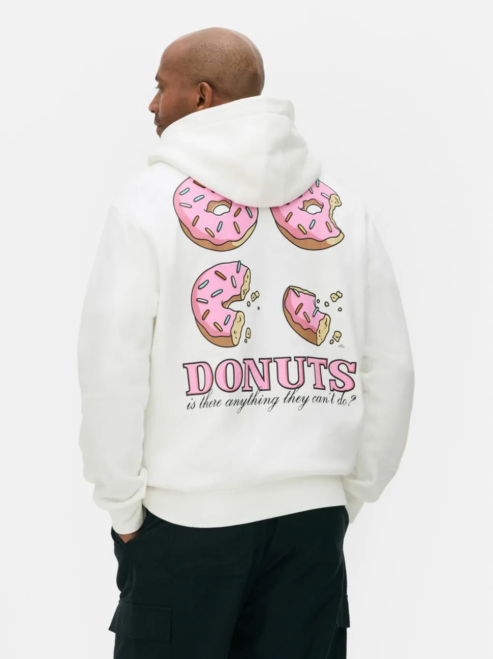 Bluza z kapturem z motywem pączka i Simpsonów