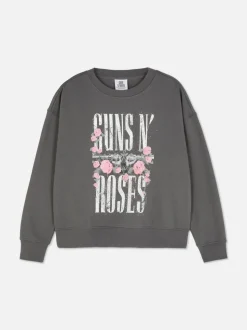 Bluza z nadrukiem Guns N’ Roses i efektem znoszenia