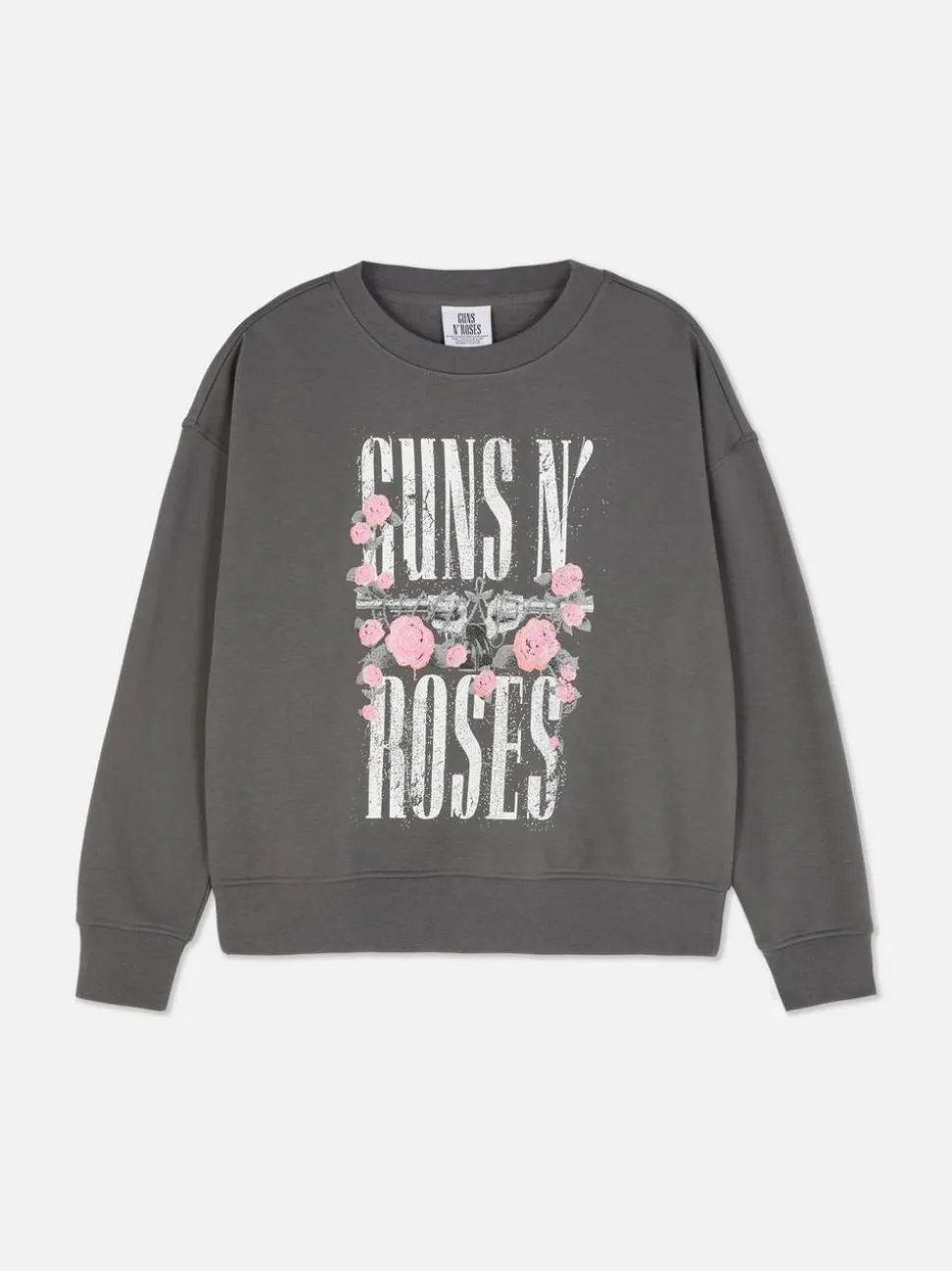 Bluza z nadrukiem Guns N’ Roses i efektem znoszenia