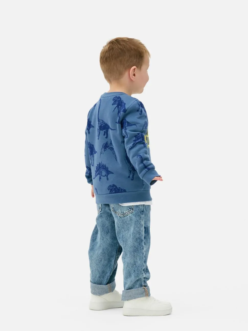 Bluza z okrągłym dekoltem i nadrukiem Jurassic World