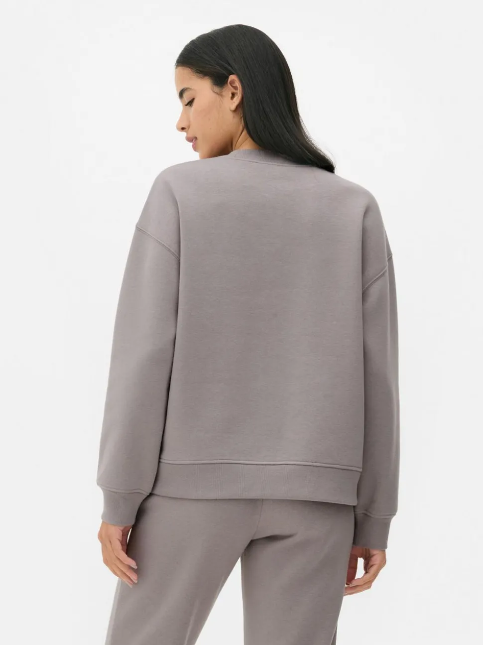 Bluza z okrągłym dekoltem i nadrukiem