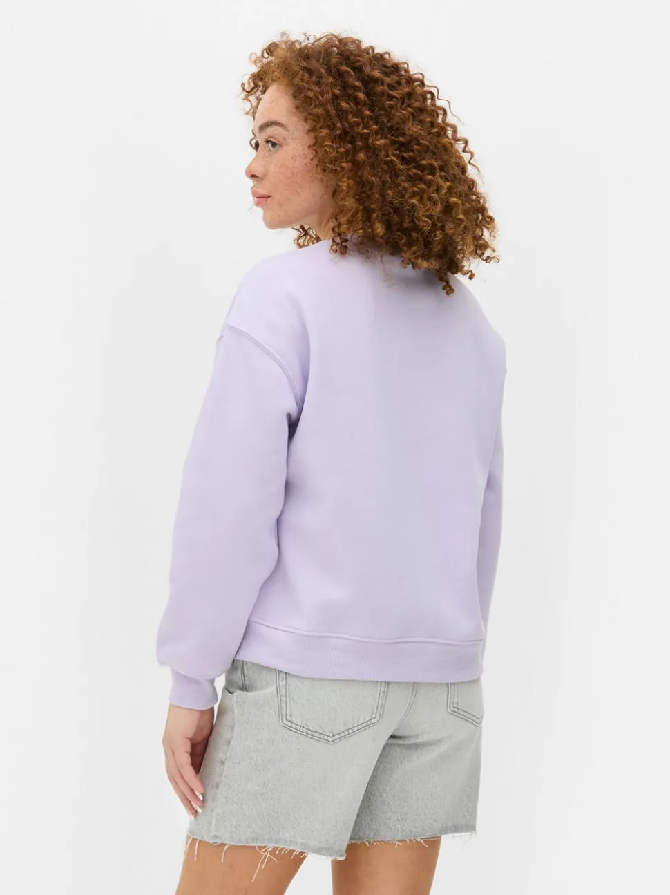 Bluza z okrągłym dekoltem i nadrukiem