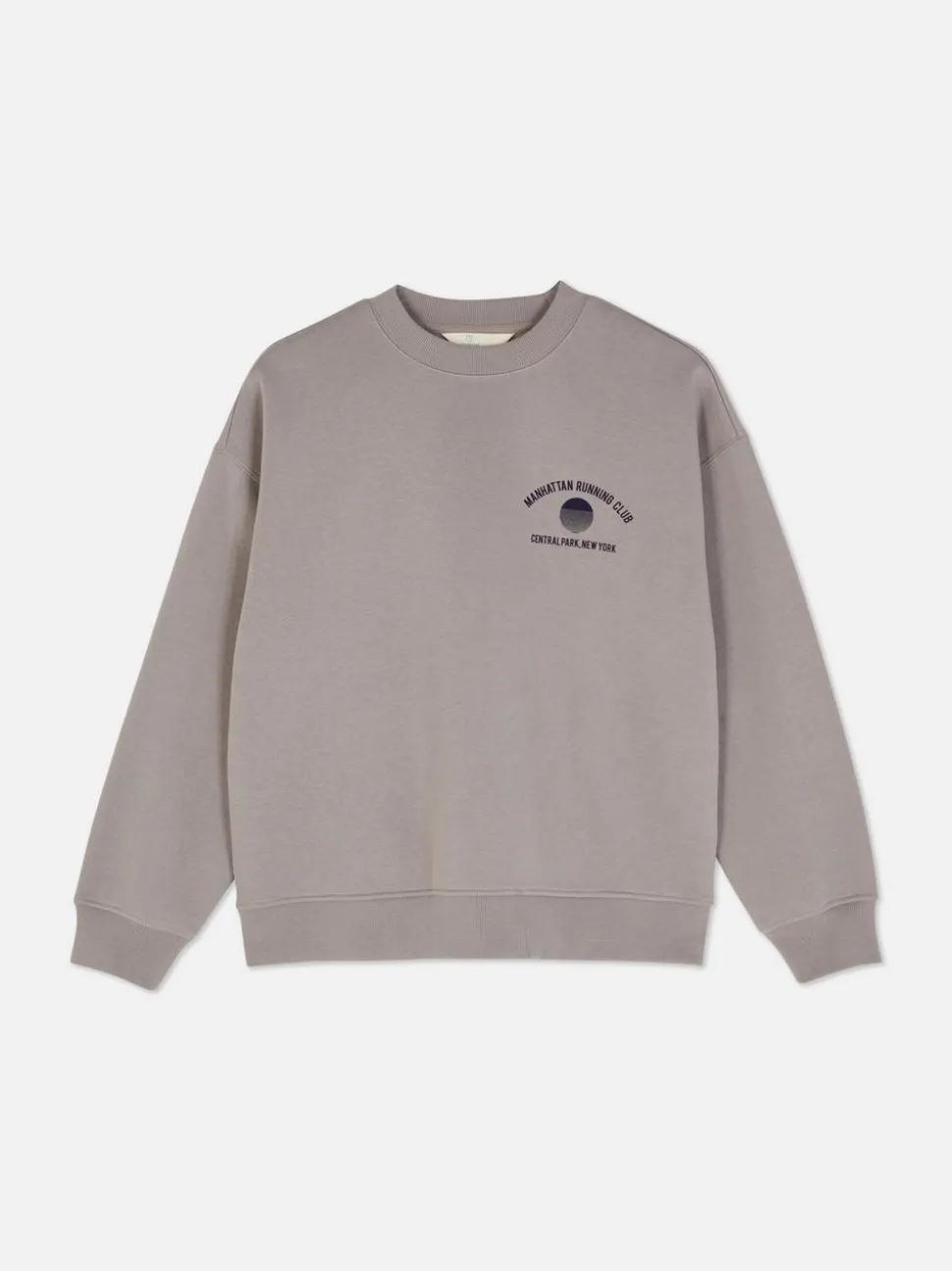 Bluza z okrągłym dekoltem i nadrukiem