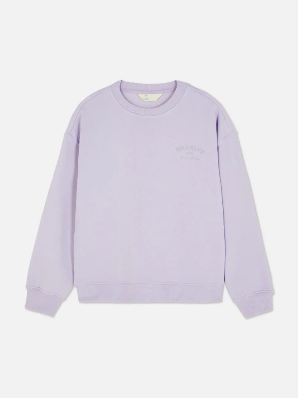 Bluza z okrągłym dekoltem i nadrukiem