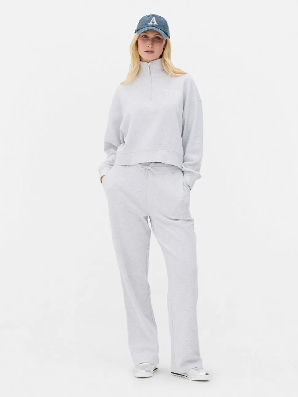 Bluza z suwakiem 1/2 o waflowej fakturze, do zestawu