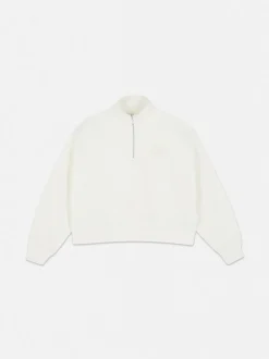 Bluza z suwakiem 1/2 o waflowej fakturze, do zestawu